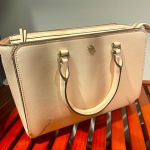 Tory Burch Small Robinson Pink Tote Bag